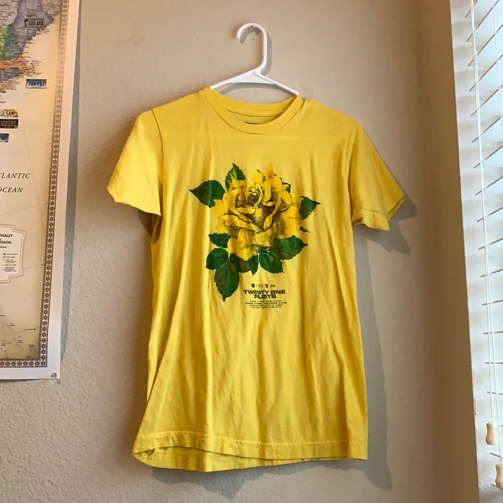 Yellow Twenty One Pilots Graphic T-Shirt
